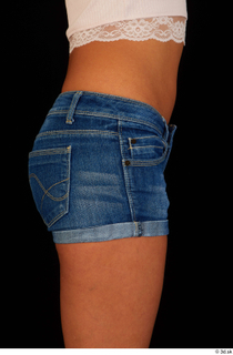 Victoria Pure blue jeans shorts hips 0003.jpg